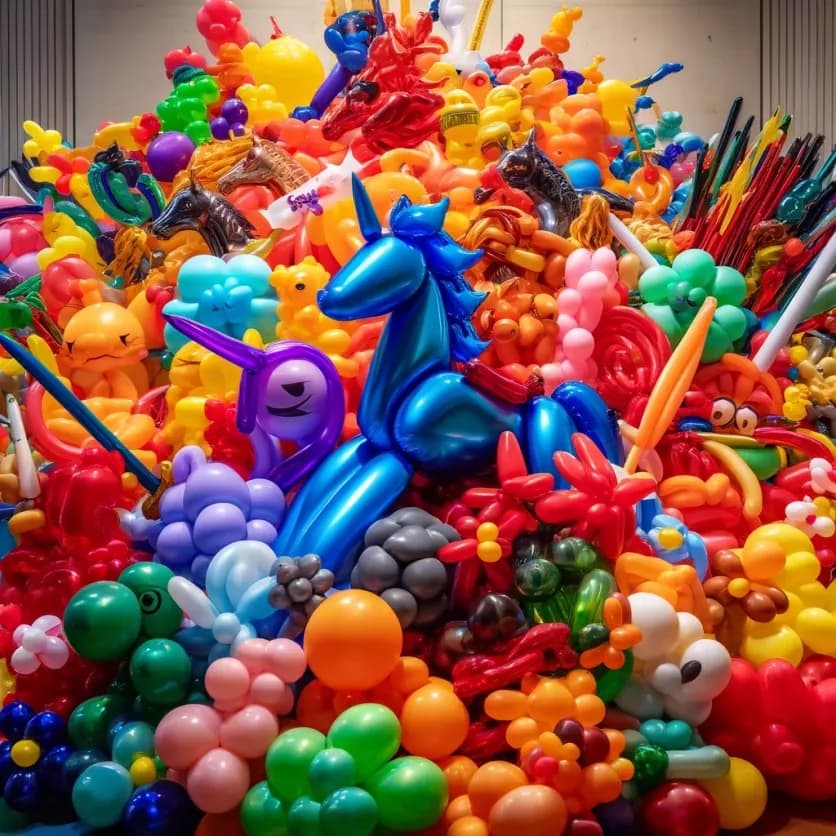 Kinderfeier mit Ballontieren und Zaubershow in Hamburg